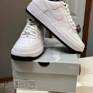 Mens Nike Air Force 1 Brand New Size 12 Medium White/Black